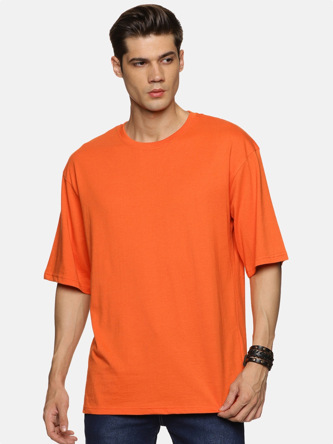 

IMPACKT Oversized Pure Cotton T-shirt, Orange