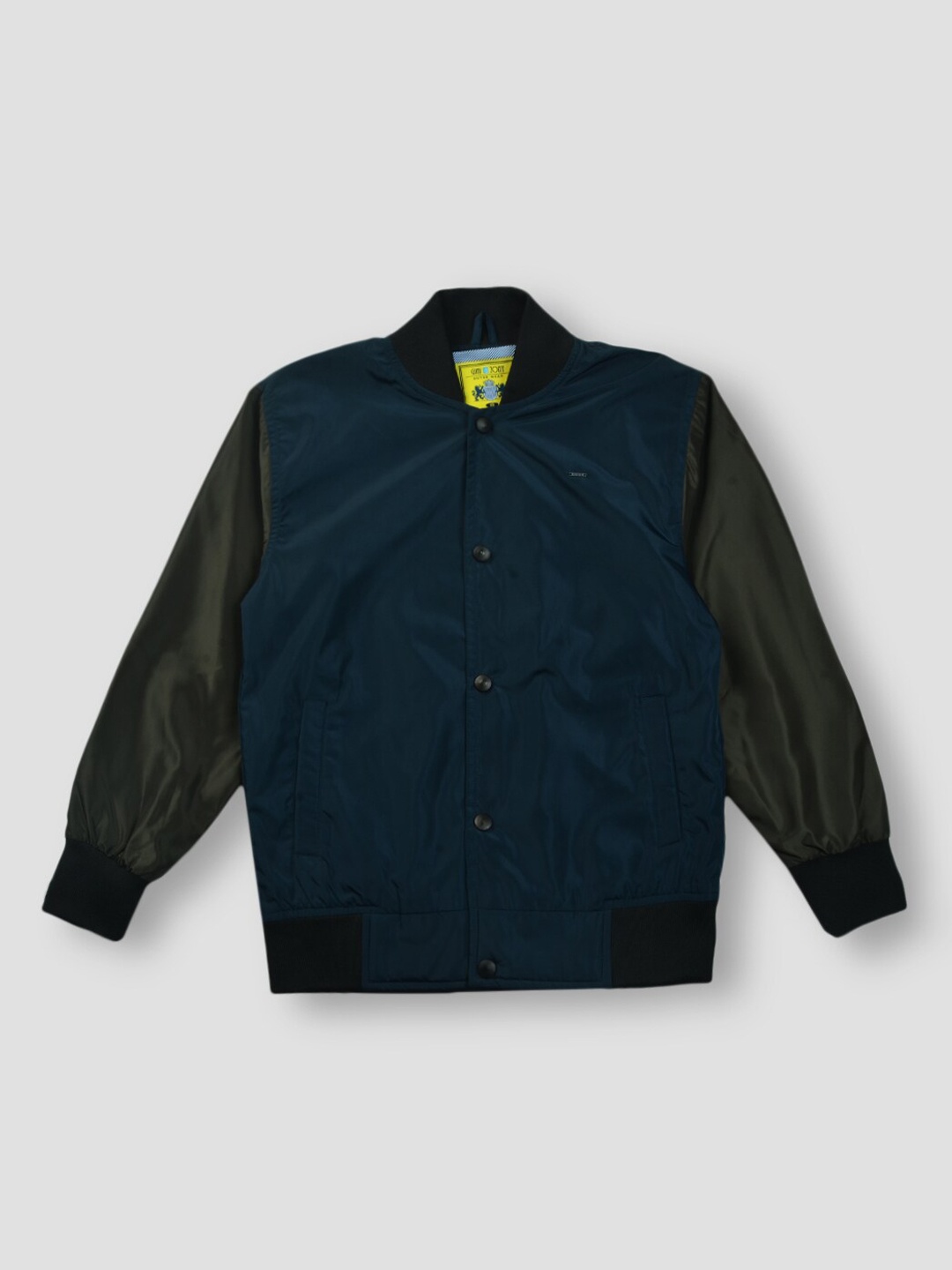 

Gini and Jony Boys Stand Collar Sporty Jacket, Navy blue
