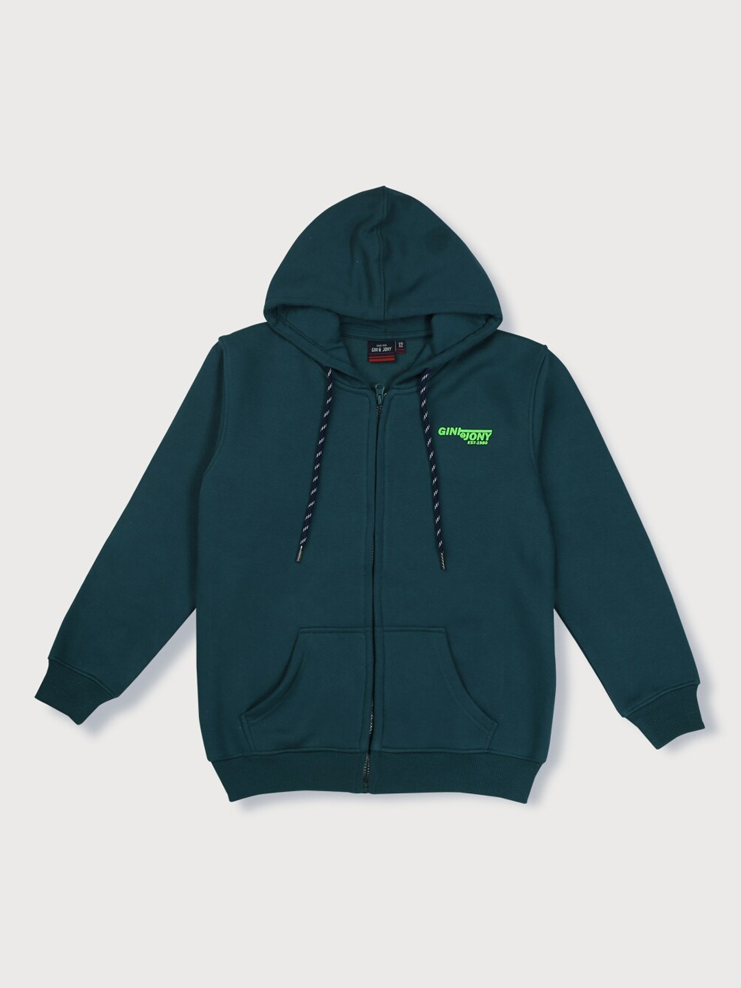 

Gini and Jony Boys Fleece Bomber Jacket, Teal