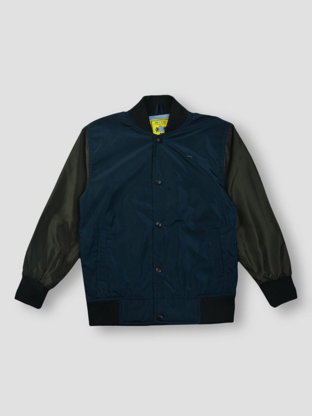 

Gini and Jony Boys Stand Collar Bomber Jacket, Navy blue