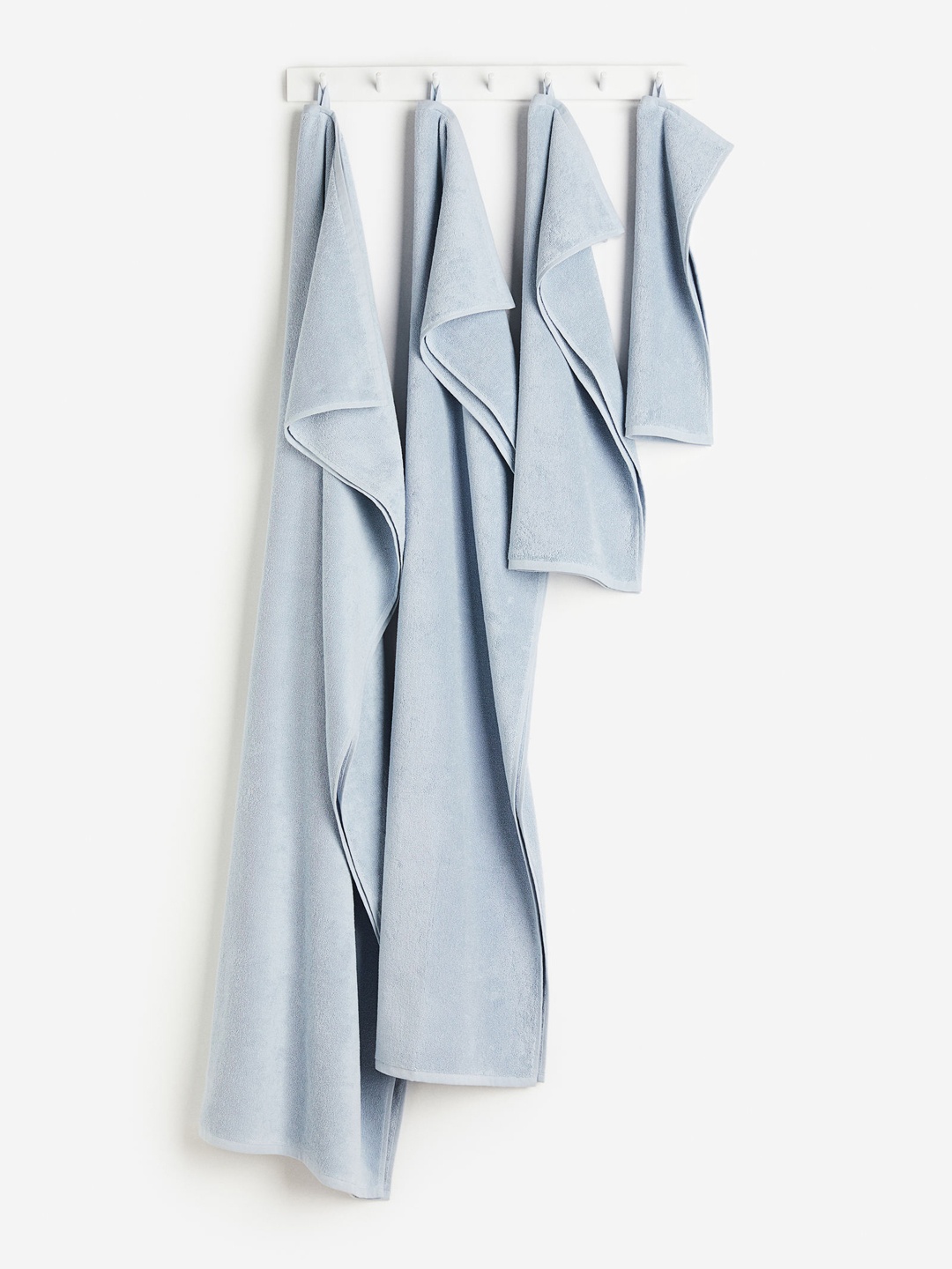 

H&M Blue Cotton Terry Guest Towel