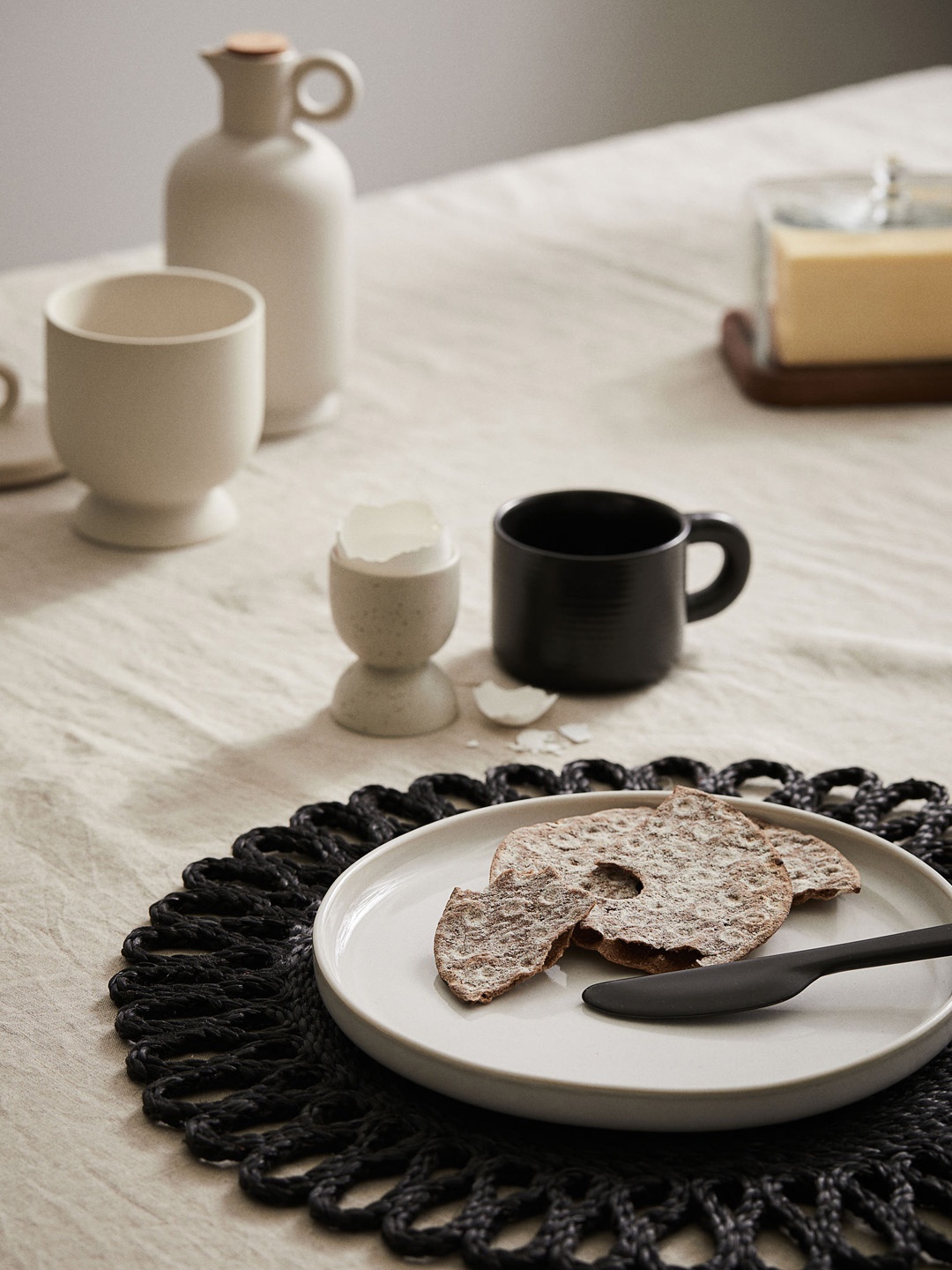 

H&M Grey Hole-Patterned Tablemat