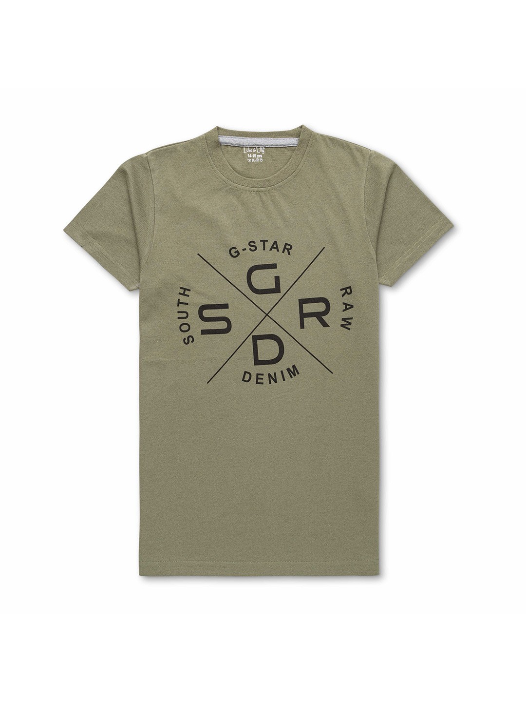 

Luke & Lilly Boys Typography Printed Pure Cotton T-Shirt, Green