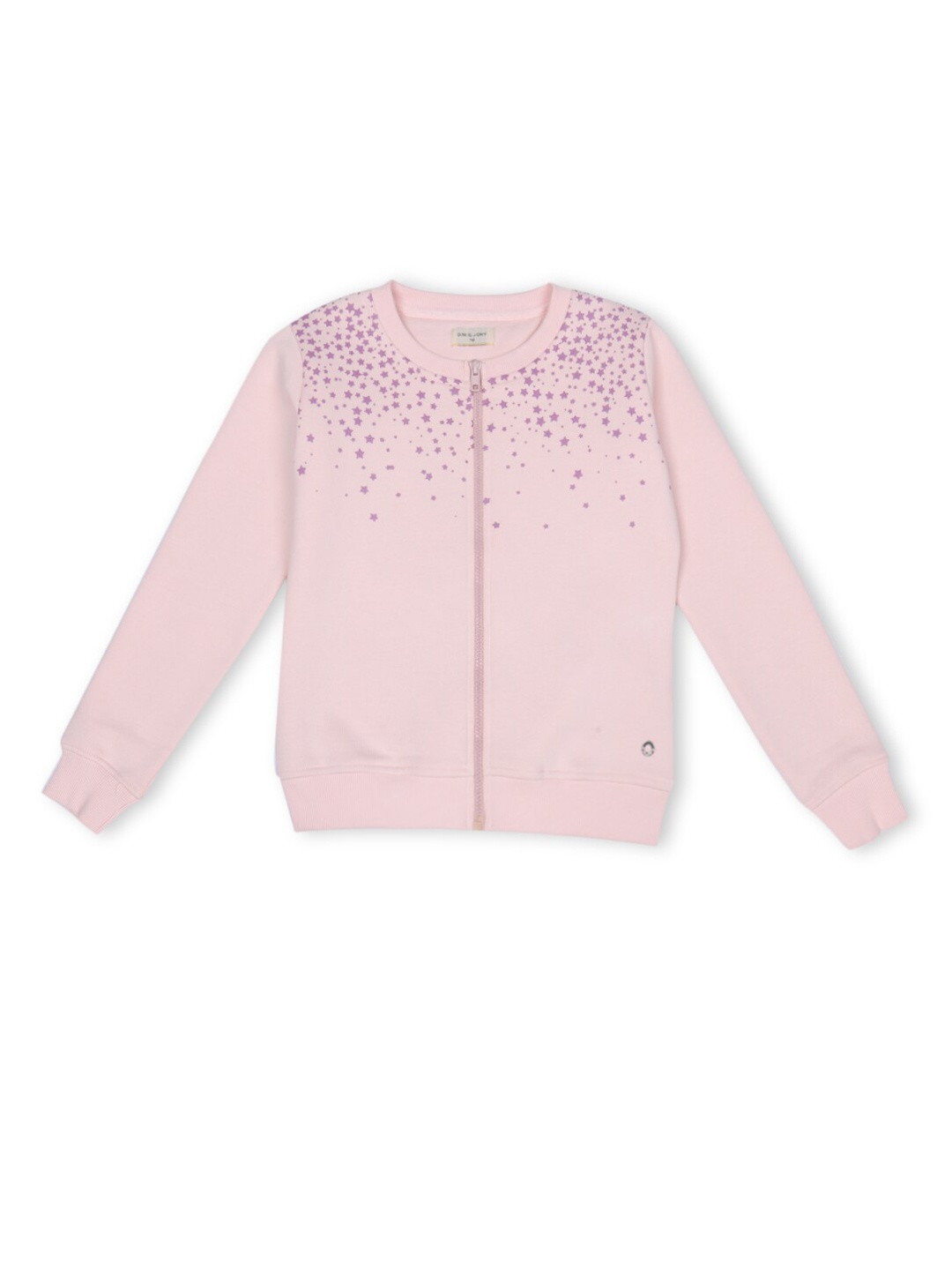 

Gini and Jony Girls Printed Fleece Sweatshirt, Pink