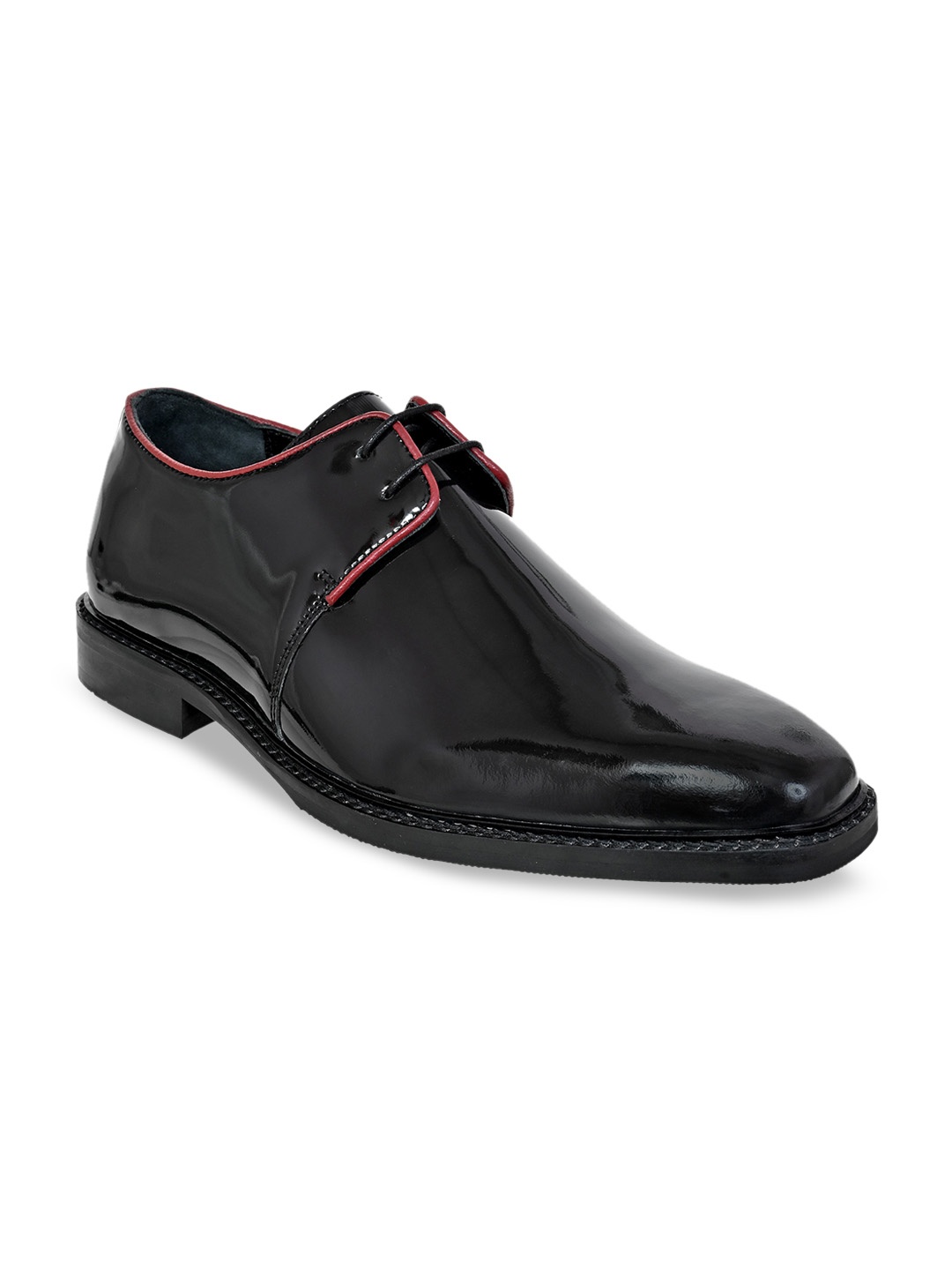 

HX London Men Lace-Up Formal Derbys, Black