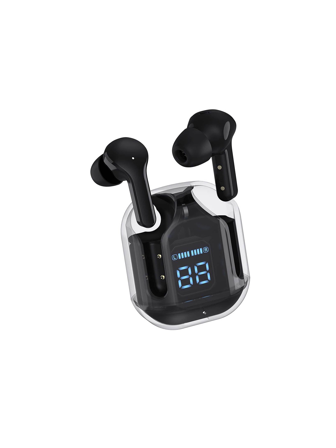 

Cellecor CB07 True Wireless Earbuds with Dual ENC & Digital Display, Black