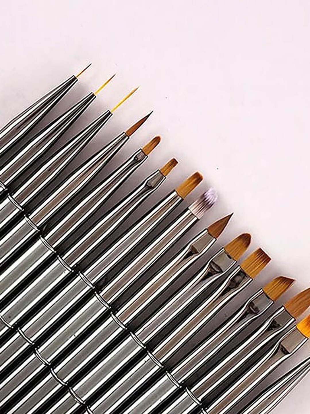 

Veoni BELLE Set Of 15 Nail Art Brushes, Grey