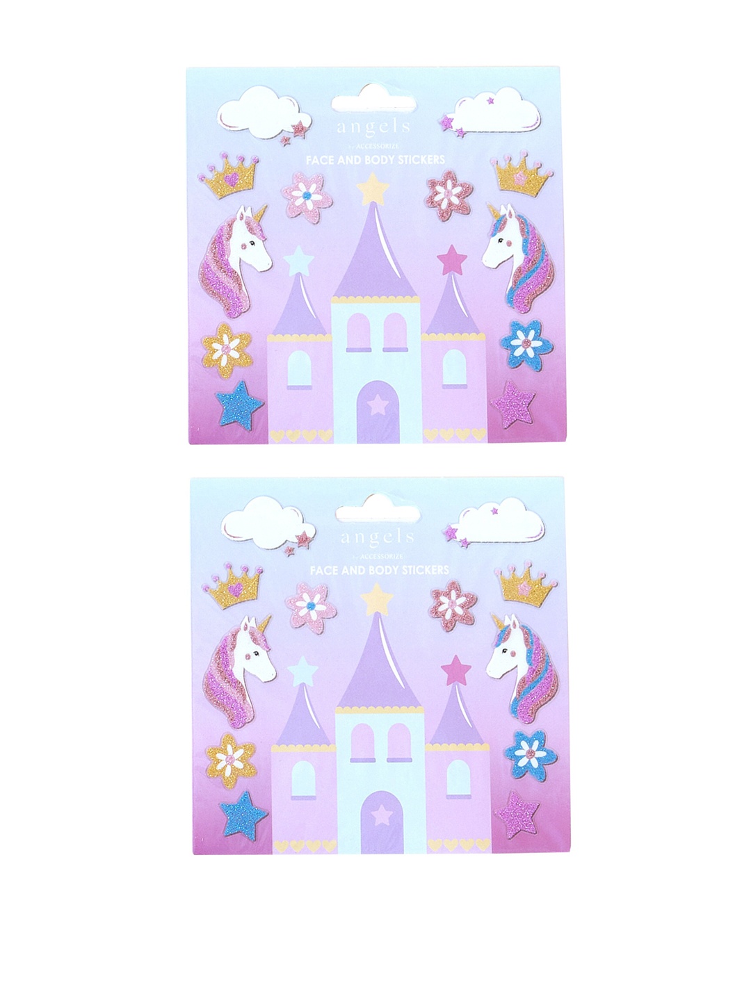 

Accessorize Girls Unicorn Body Stickers, Pink