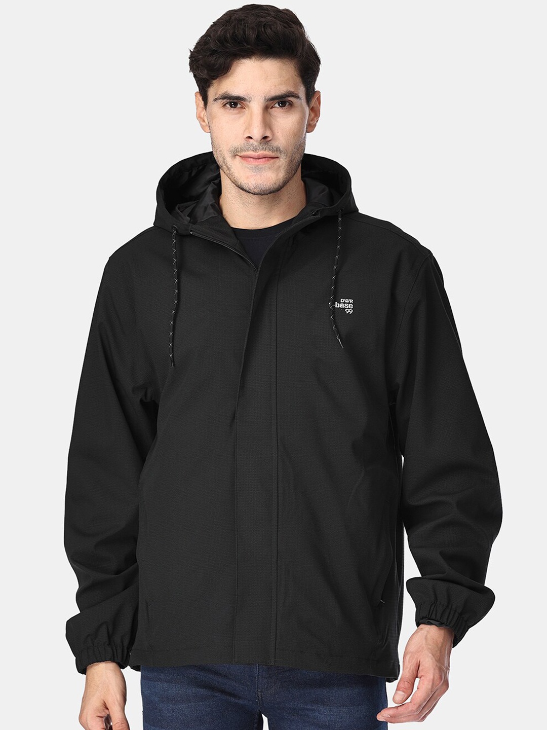 

t-base Hooded Rain Jacket, Black