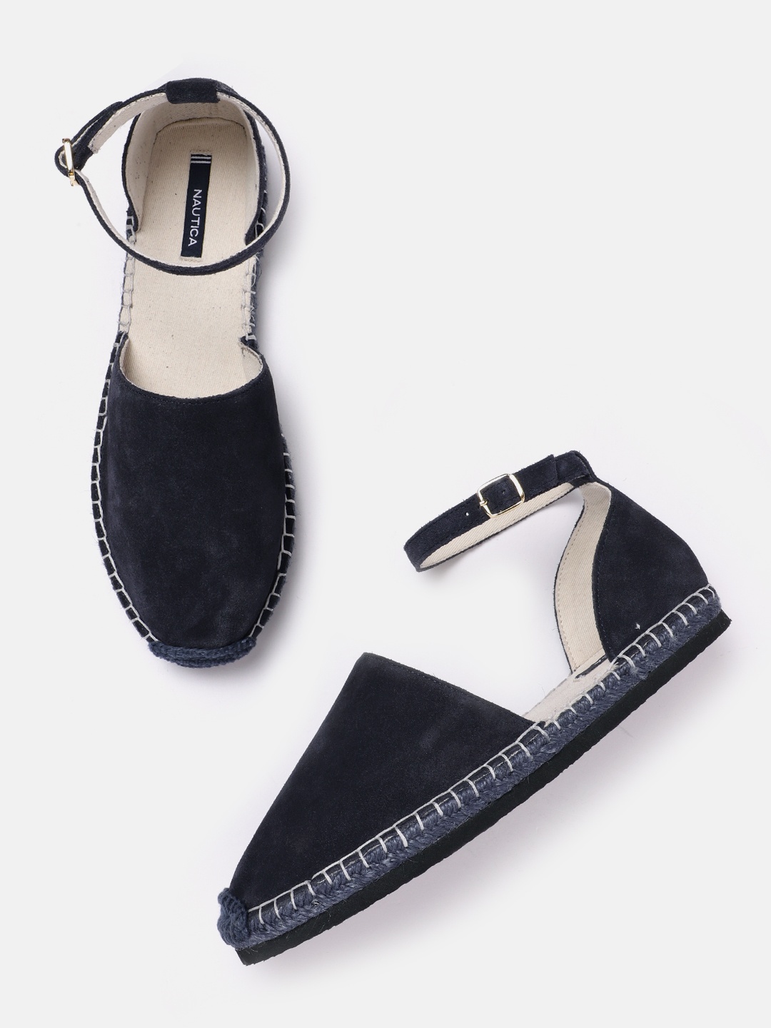 

Nautica Women Mid-Top Espadrille Mules, Navy blue