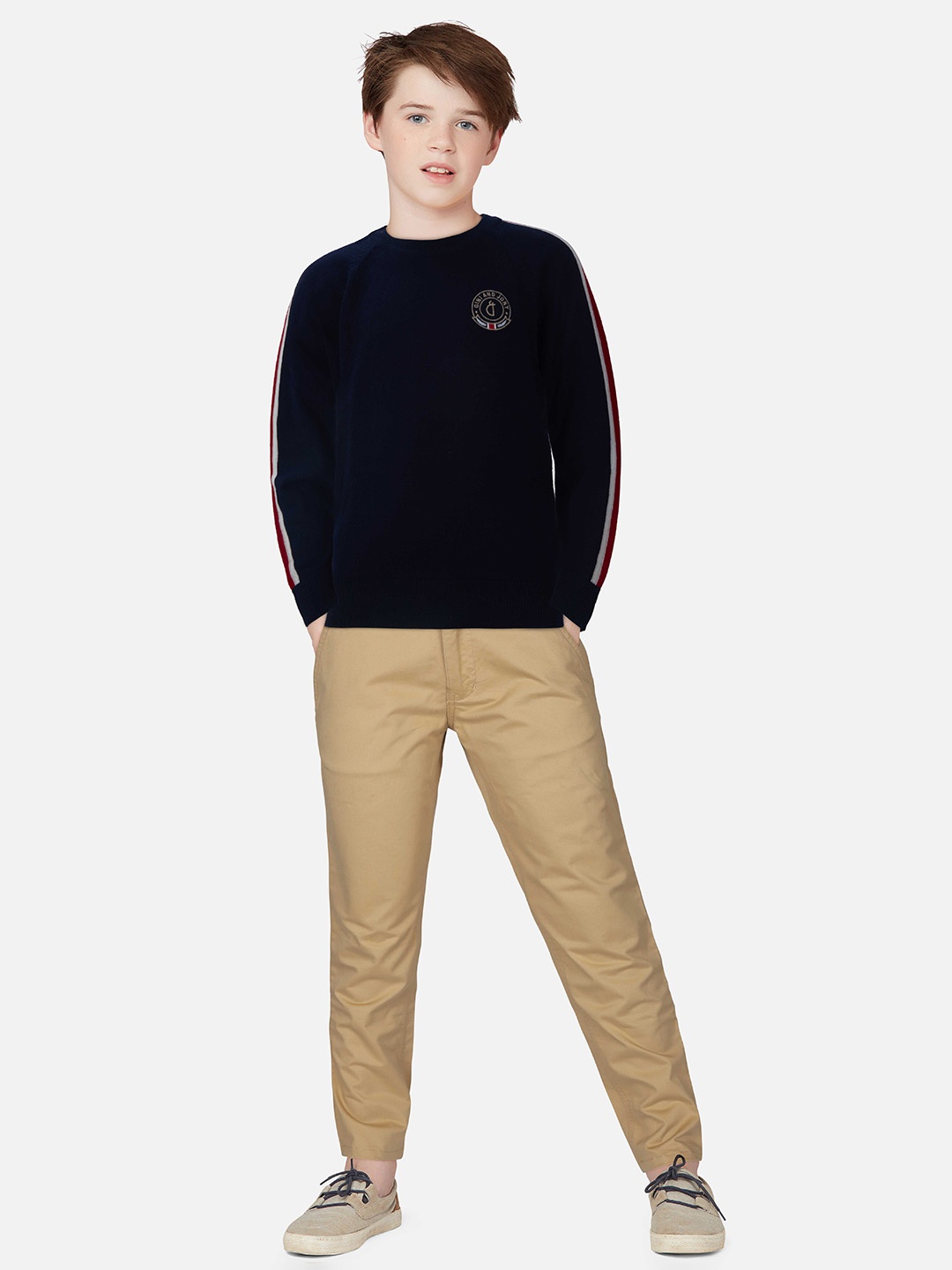 

Gini and Jony Boys Pullover Sweaters, Navy blue