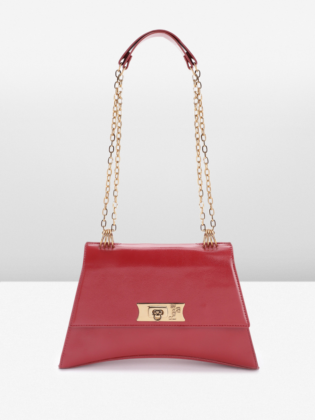 

Baggit Symmetric Structured Shoulder Bag, Red
