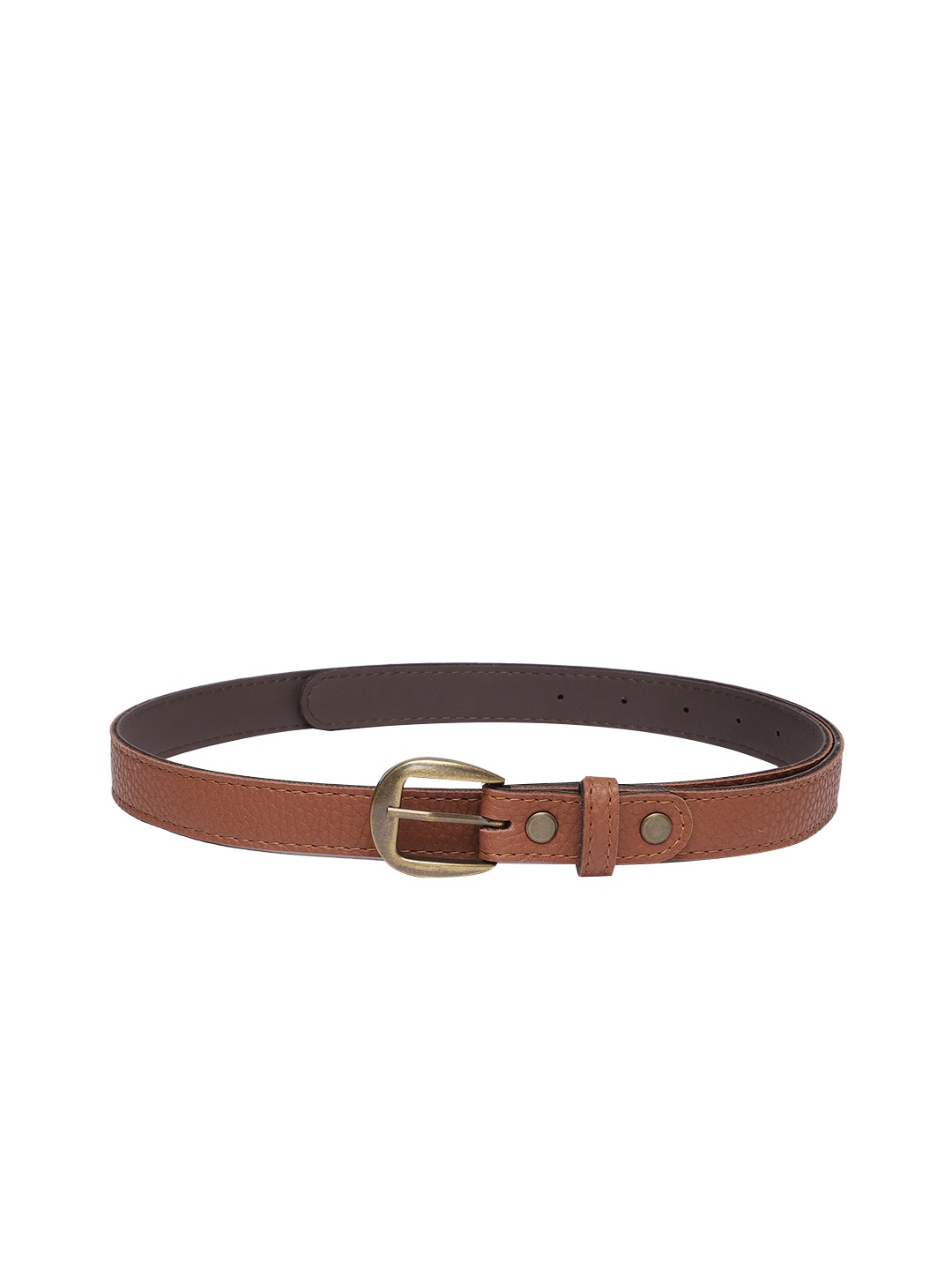 

Baggit Women Solid Slim Belt, Tan