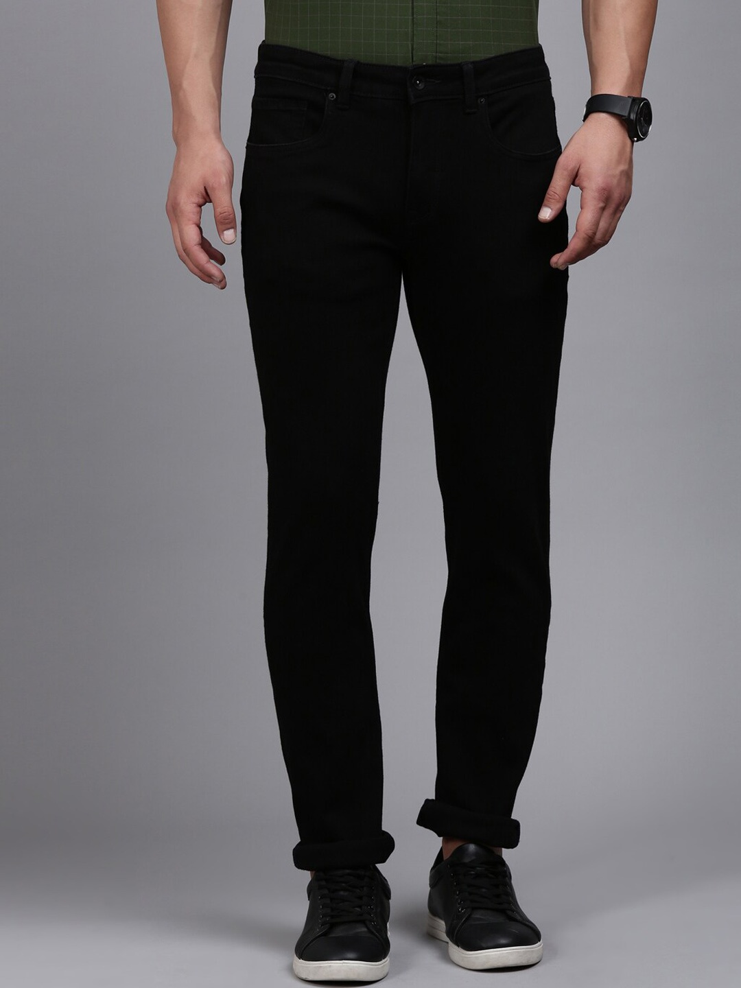 

Louis Philippe Jeans Men Slim Fit Jeans, Black