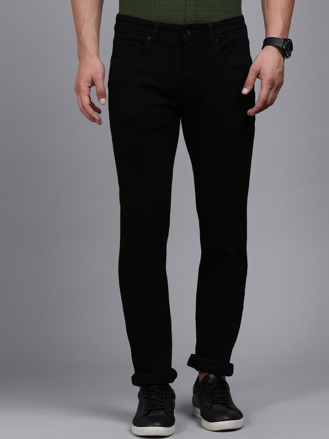 

Louis Philippe Jeans Men Slim Fit Jeans, Black