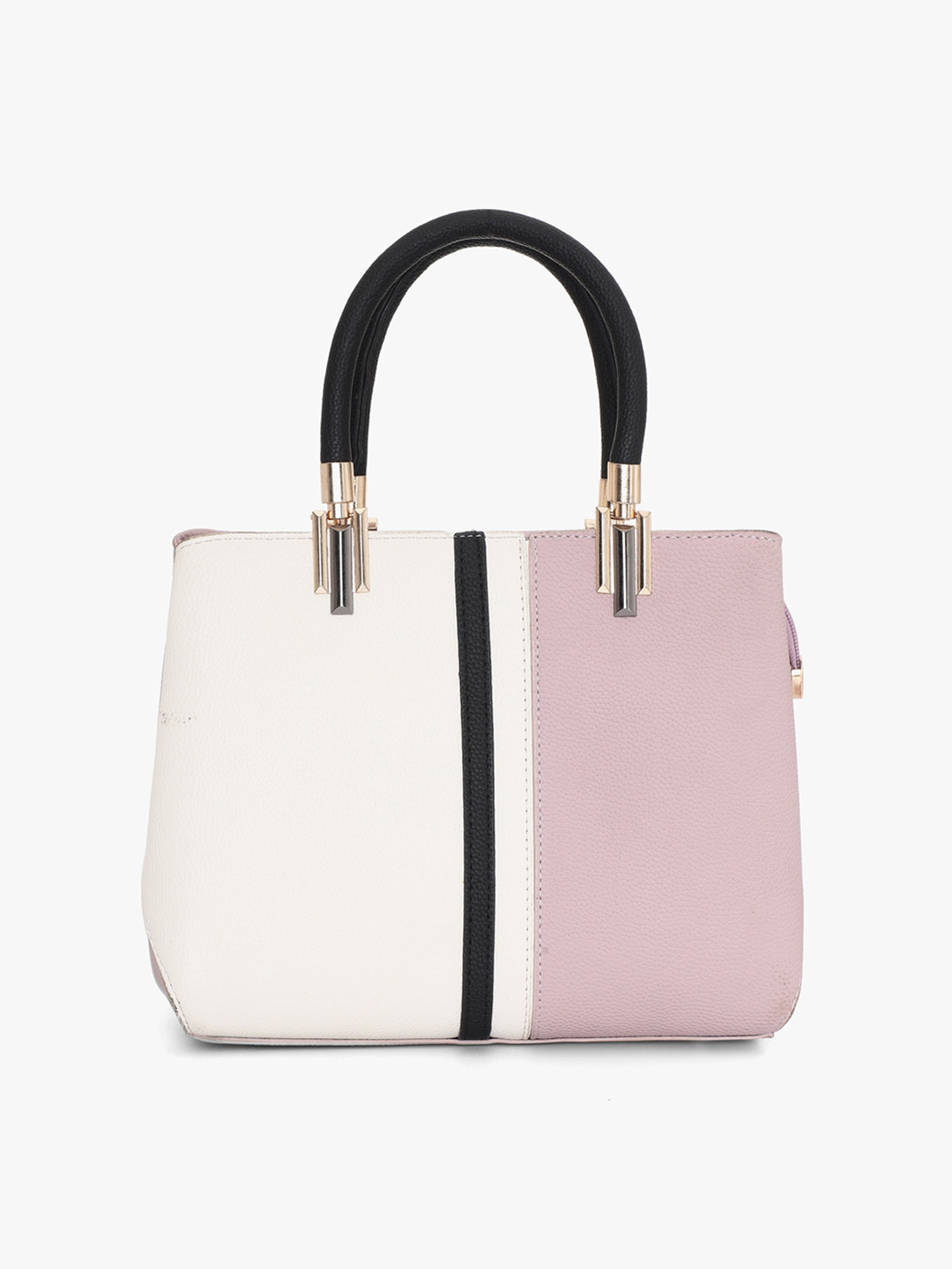 

PELLE LUXUR Structured Handheld Bag, Purple