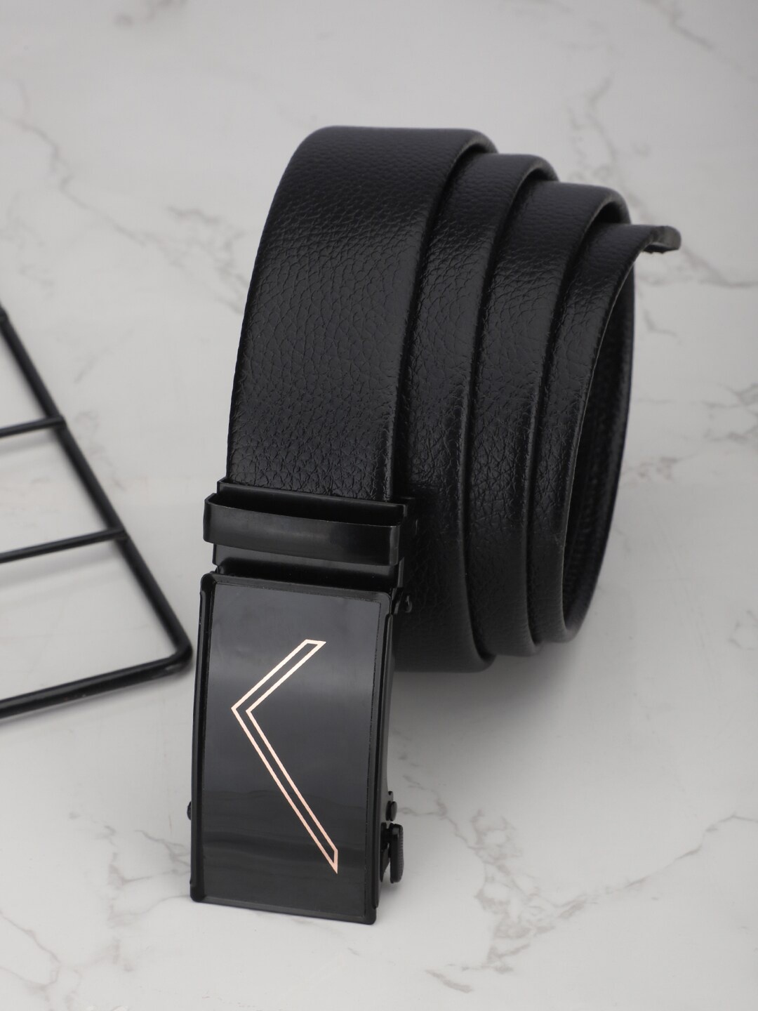 

Kastner Men Textured Formal Belt, Black