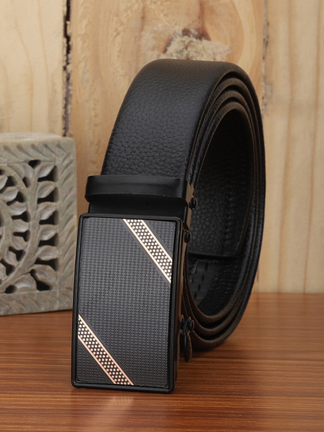 

Kastner Men Textured Formal Belt, Black