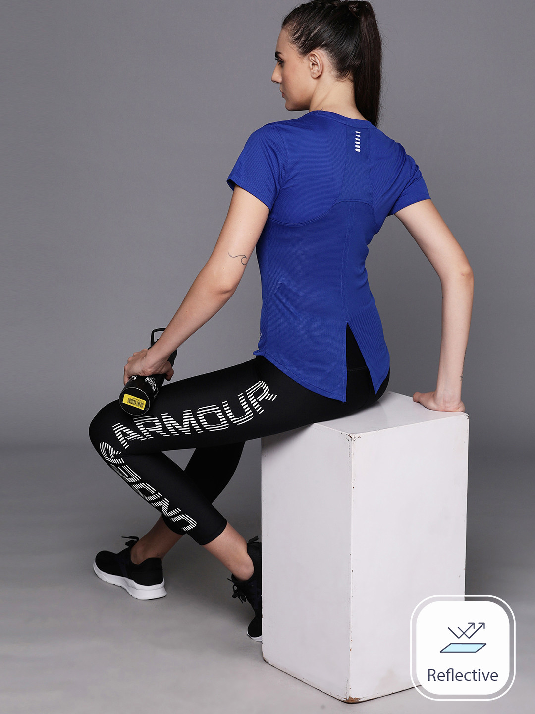 

UNDER ARMOUR Fitted Cool Switch Running T-shirt, Blue