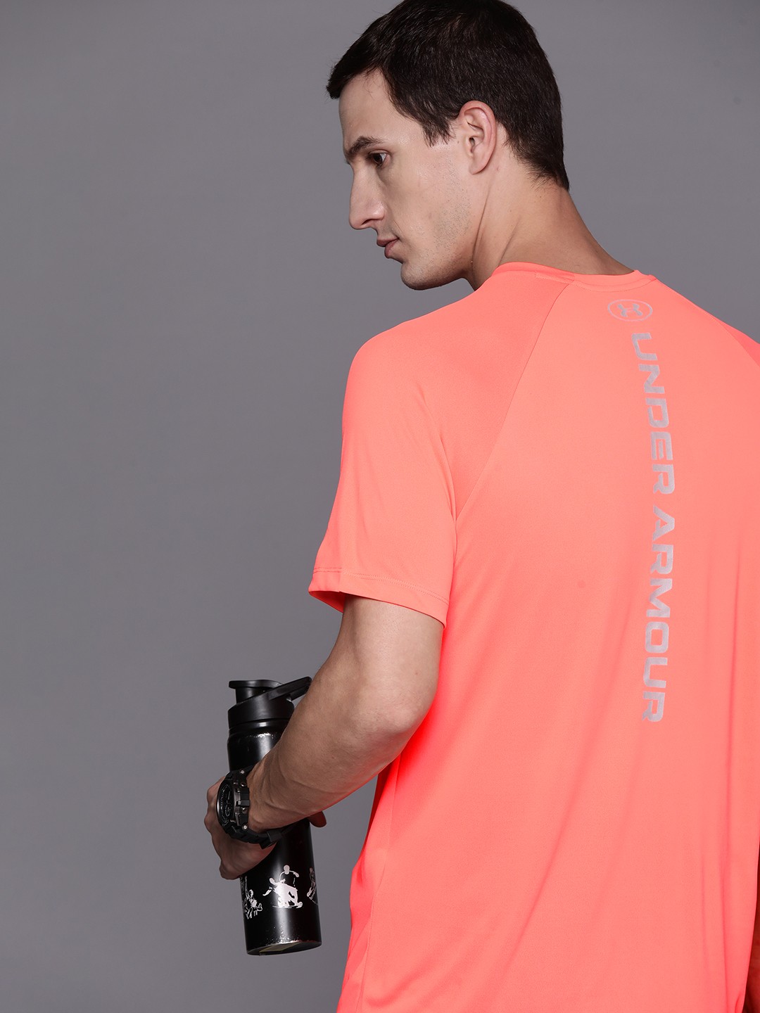 

UNDER ARMOUR Tech Reflective Short Sleeve T-shirt, Orange
