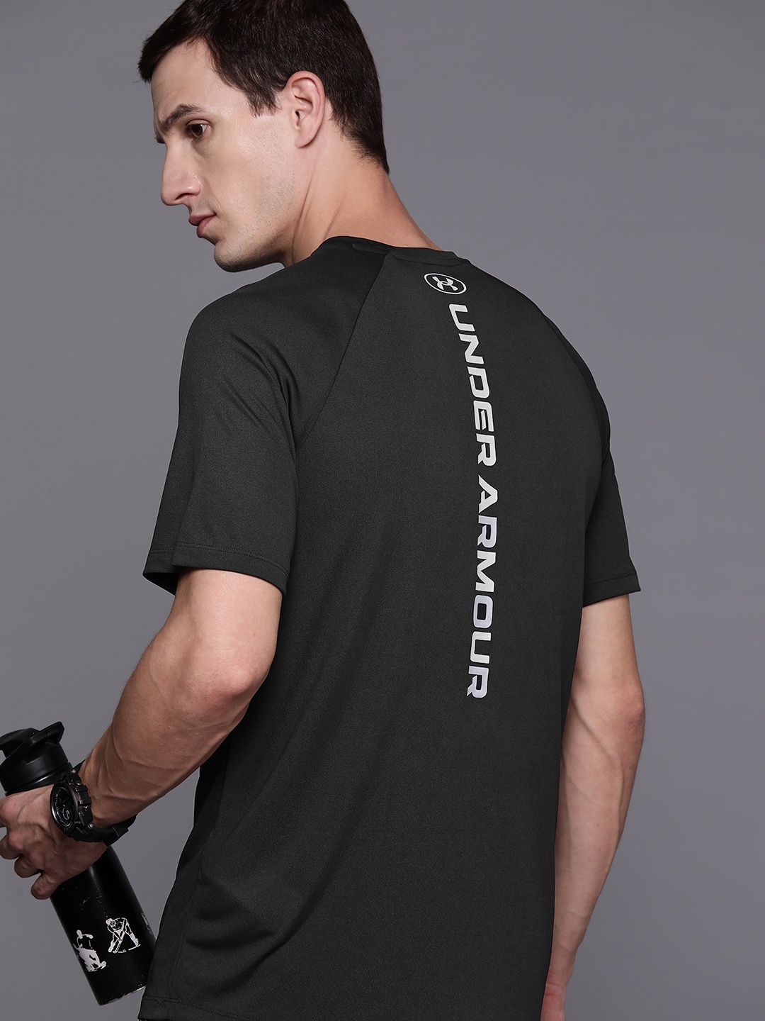 

UNDER ARMOUR Tech Reflective Short Sleeve T-shirt, Black