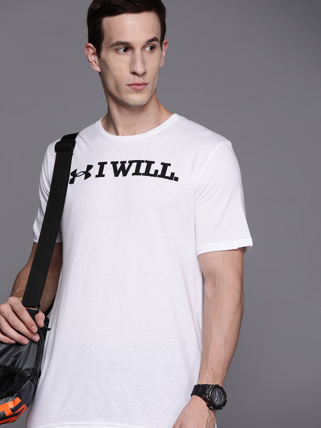 

UNDER ARMOUR I Will Print Short Sleeve T-shirt, White