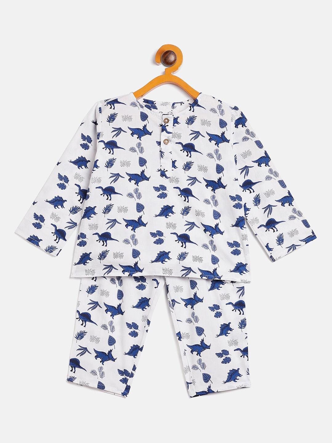 

JWAAQ Kids Printed Night suit, Blue