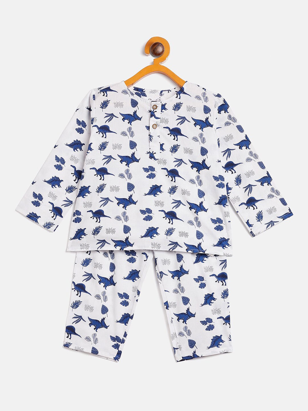 

JWAAQ Kids Printed Night suit, Blue