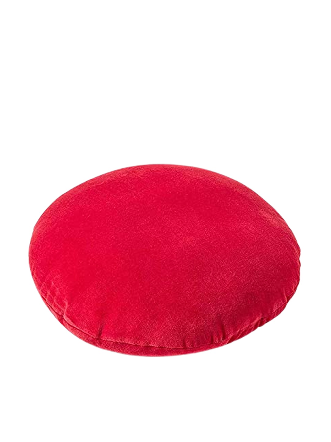 

CHRONEX Red Velvet Round Cushion