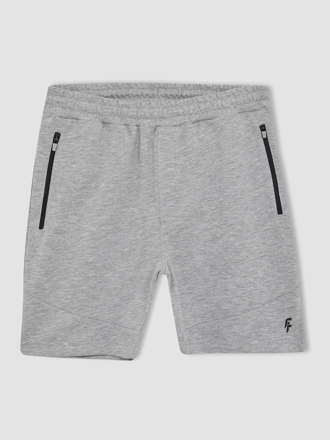

DeFacto Men Mid-Rise Shorts, Grey