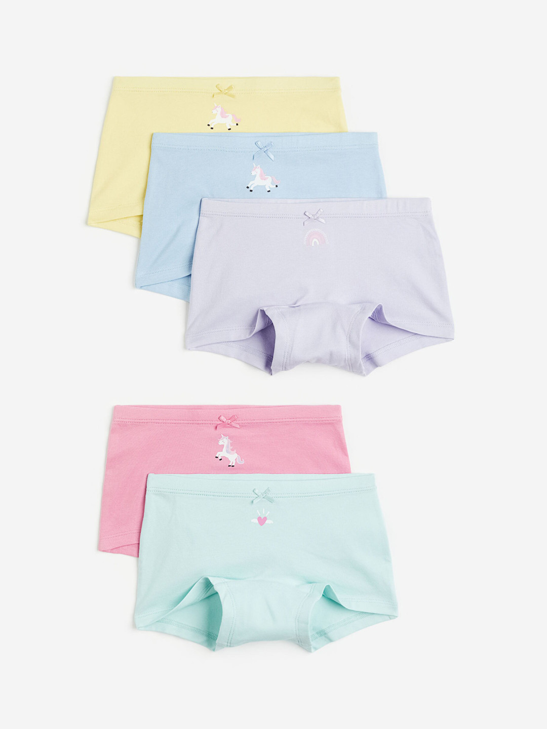 

H&M Girls 5-Pack Boxer Briefs 0688916142, Blue