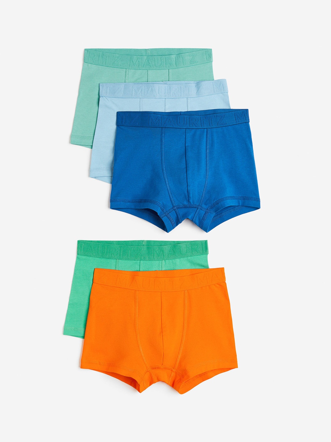 

H&M Boys 5-Pack Boxer Shorts 0767123101, Blue