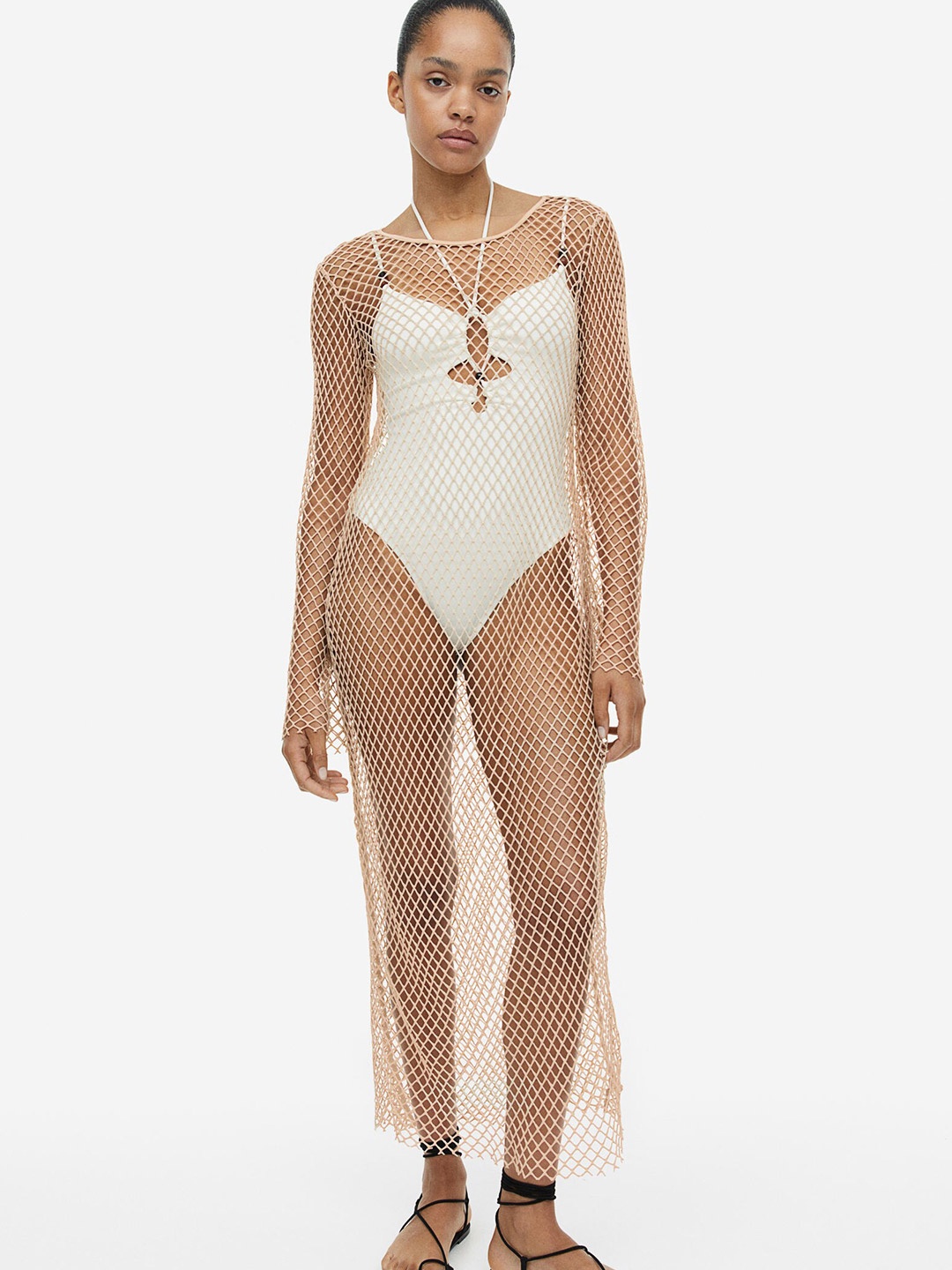 

H&M Beach Net Dress, Beige