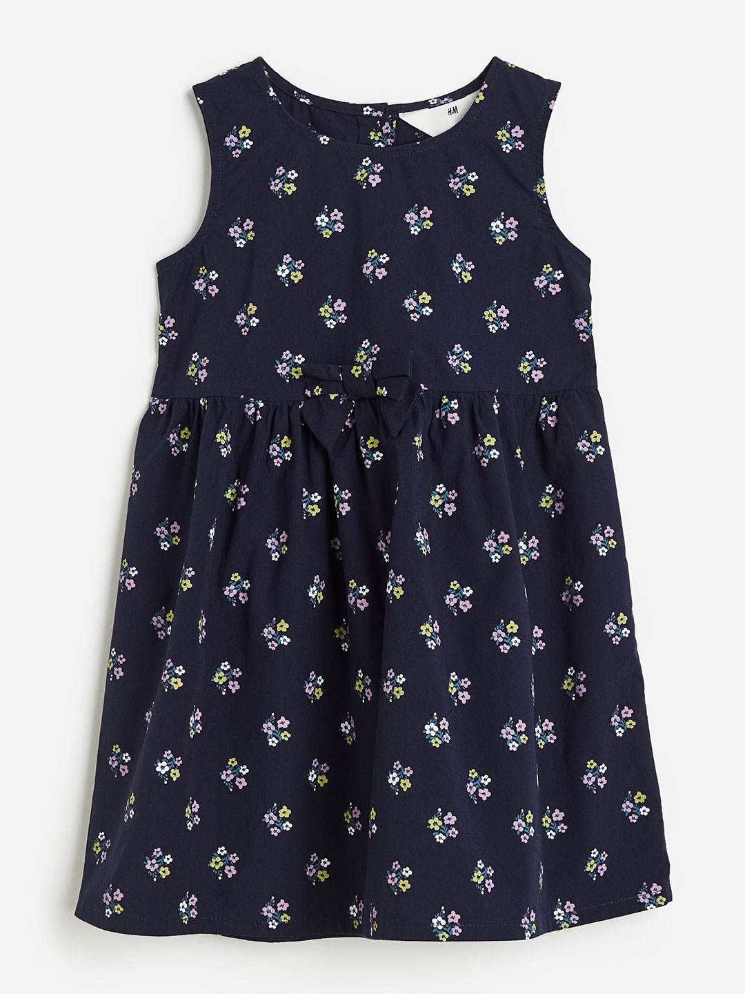 

H&M Girls Pure Cotton Dress, Blue