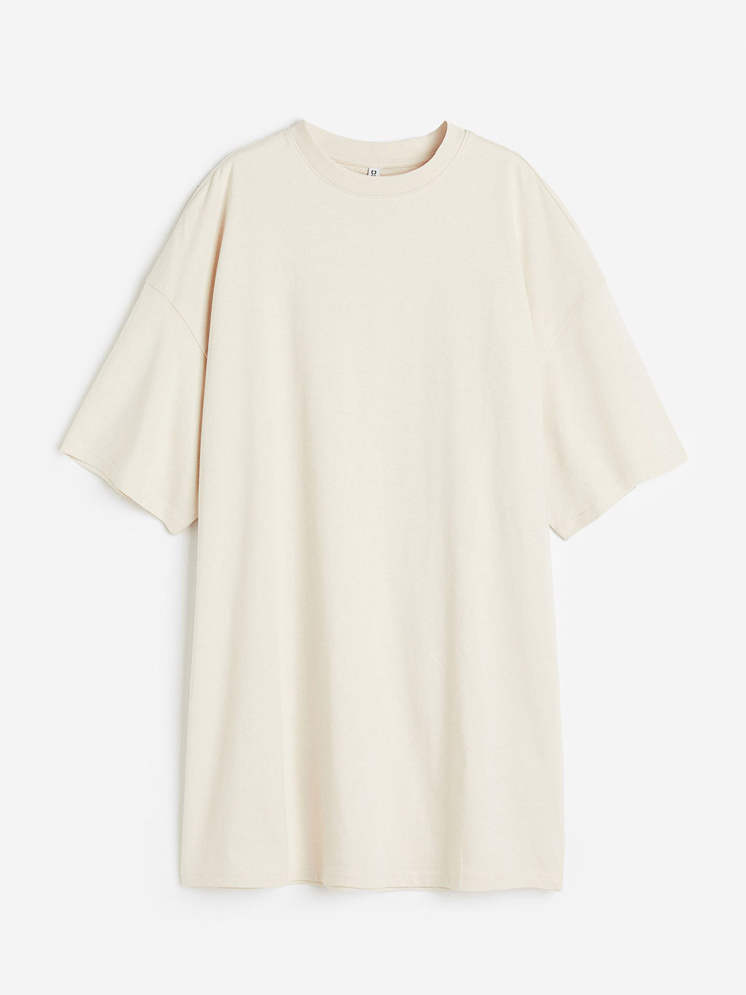 

H&M Women Oversized T-shirt Dress, Beige