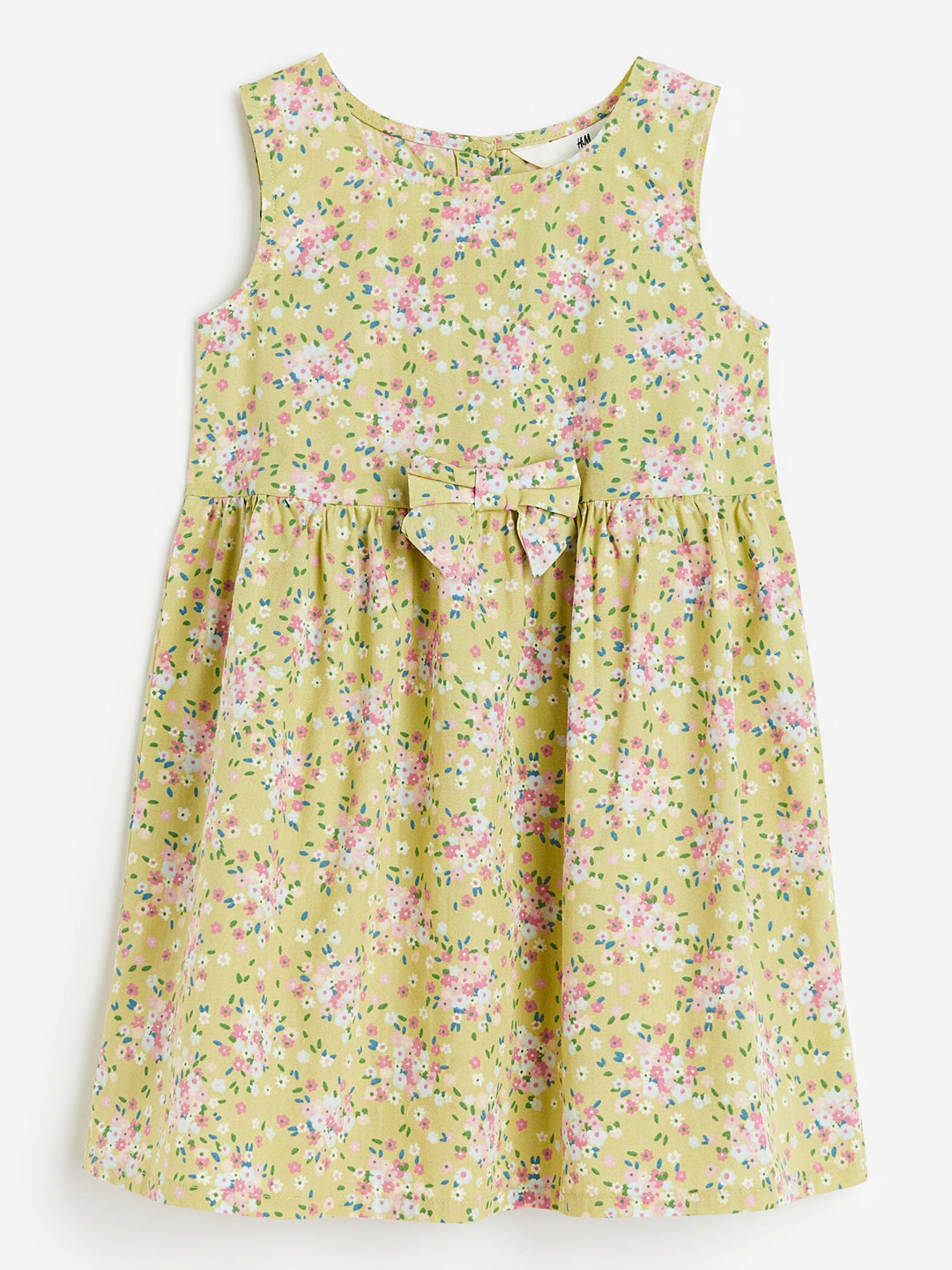 

H&M Girls Pure Cotton Dress, Green