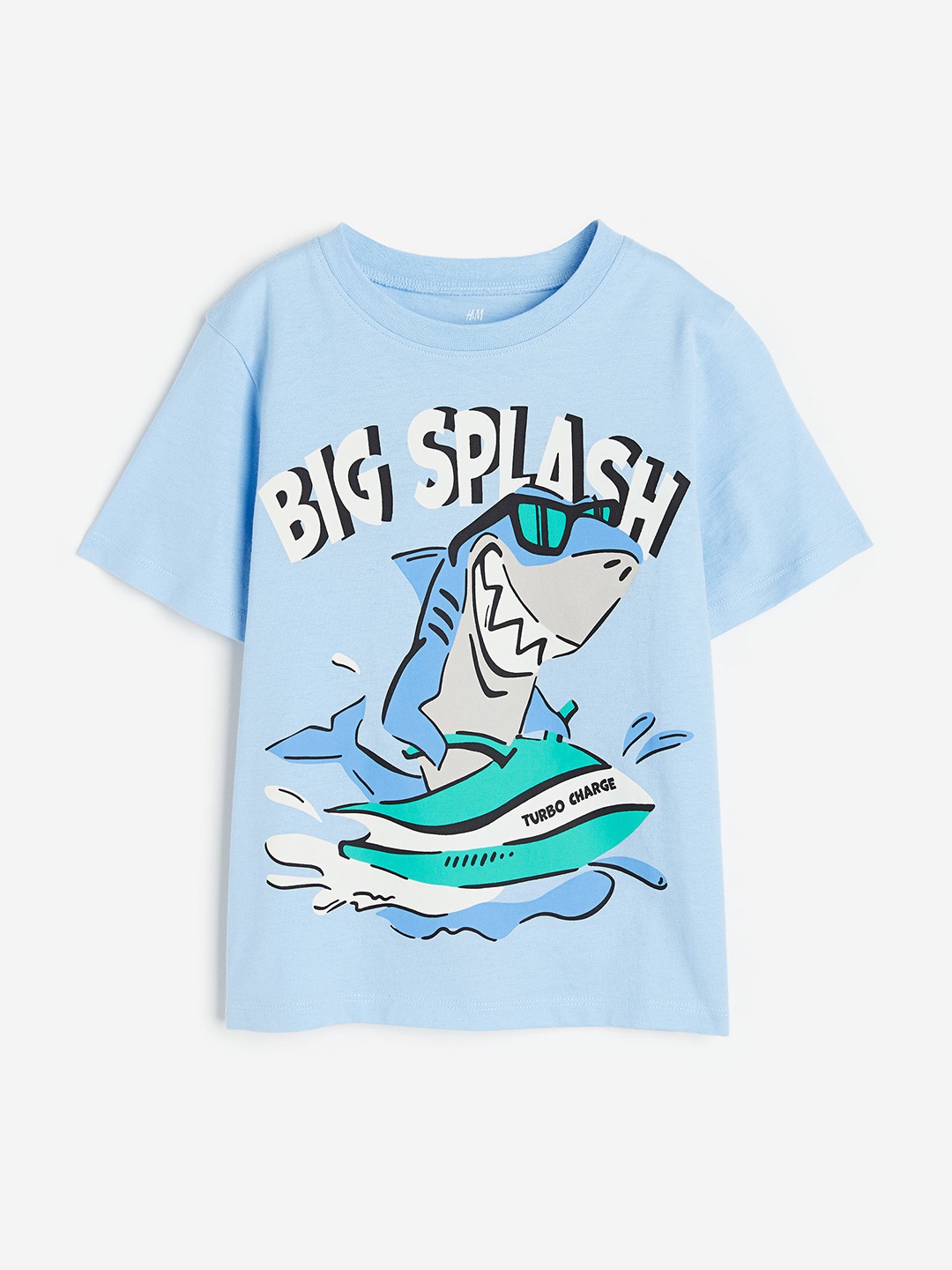 

H&M Boys Cotton T-shirt, Blue
