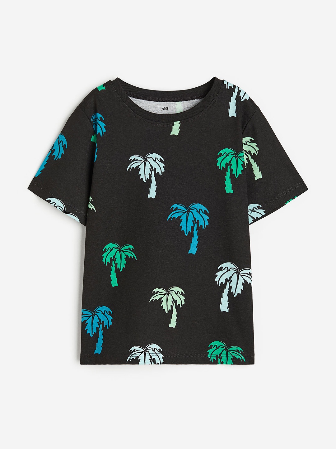 

H&M Boys Cotton T-Shirt, Black