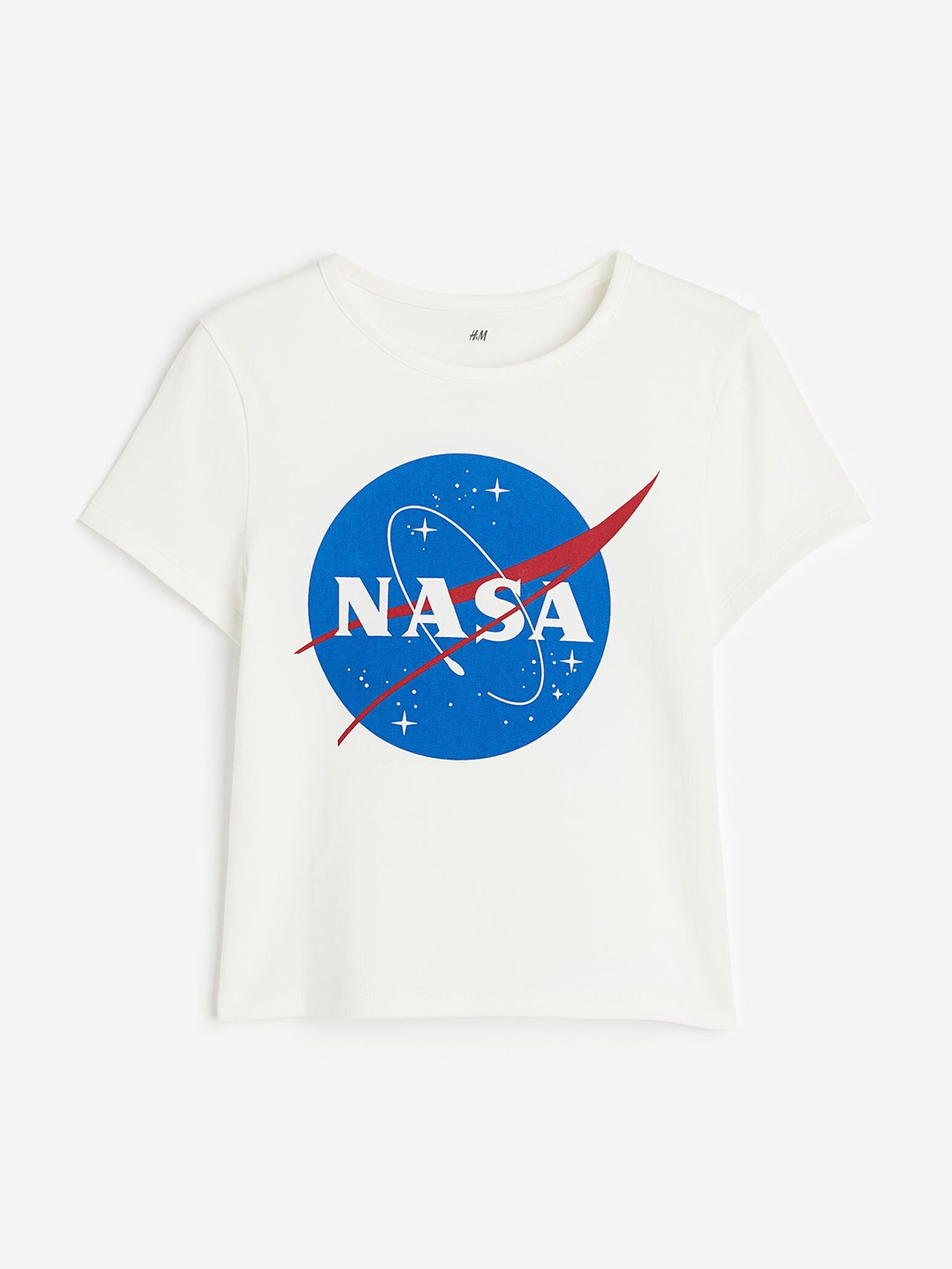 

H&M Girls NASA Printed T-shirt, White