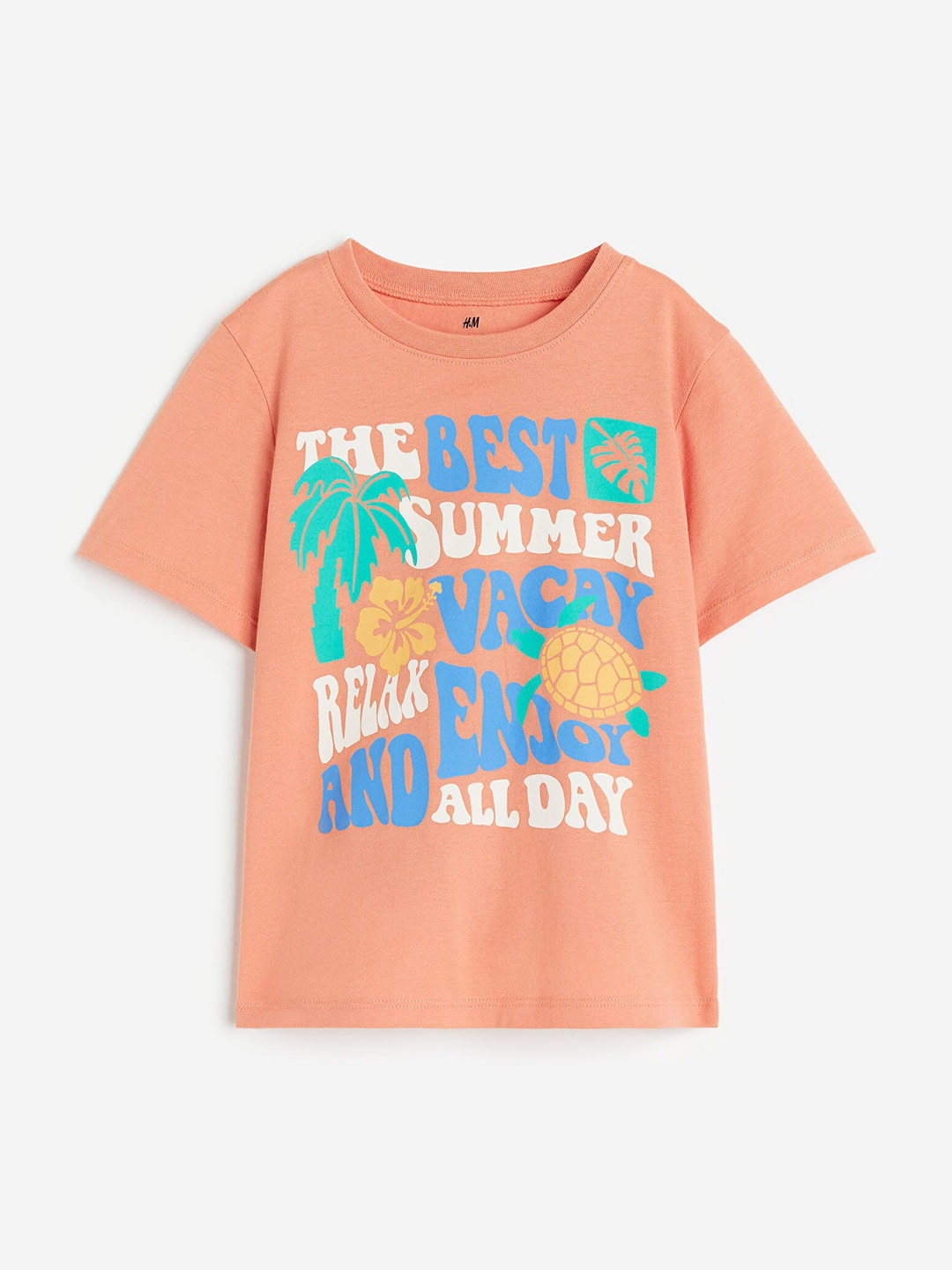 

H&M Boys Cotton T-shirt, Orange