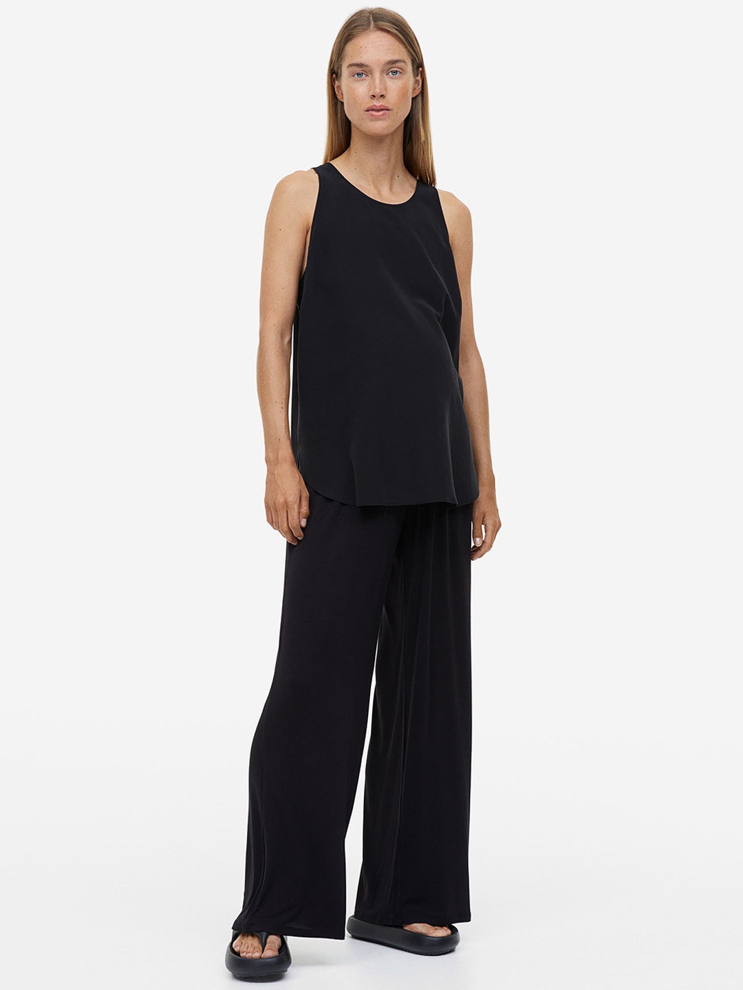 

H&M MAMA Before & After Trousers, Black
