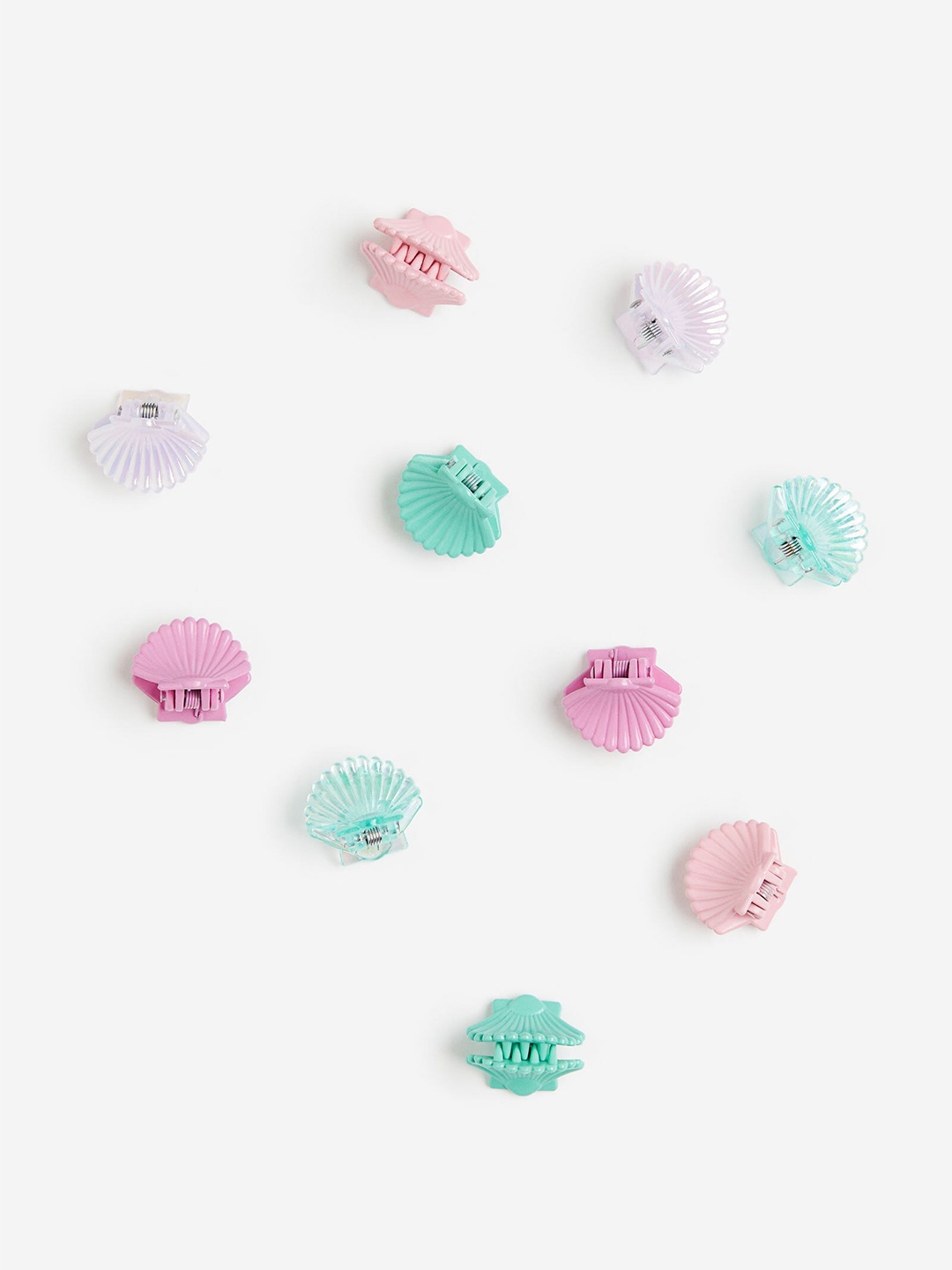 

H&M Girls 10-Pack Hair Clips, Pink