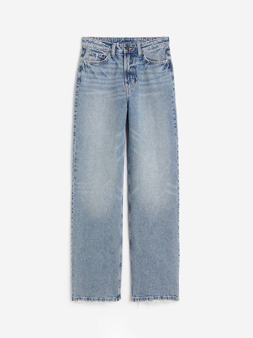 

H&M Women Wide Ultra High Jeans, Blue