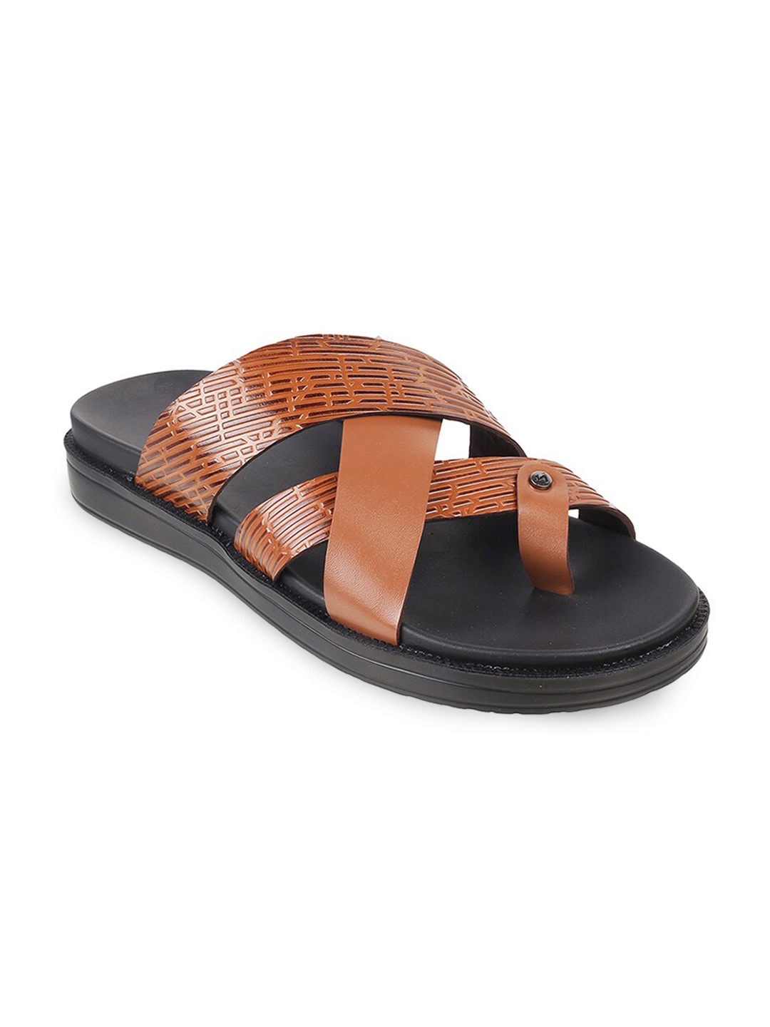 

Metro Men Textured Comfort Sandals, Tan