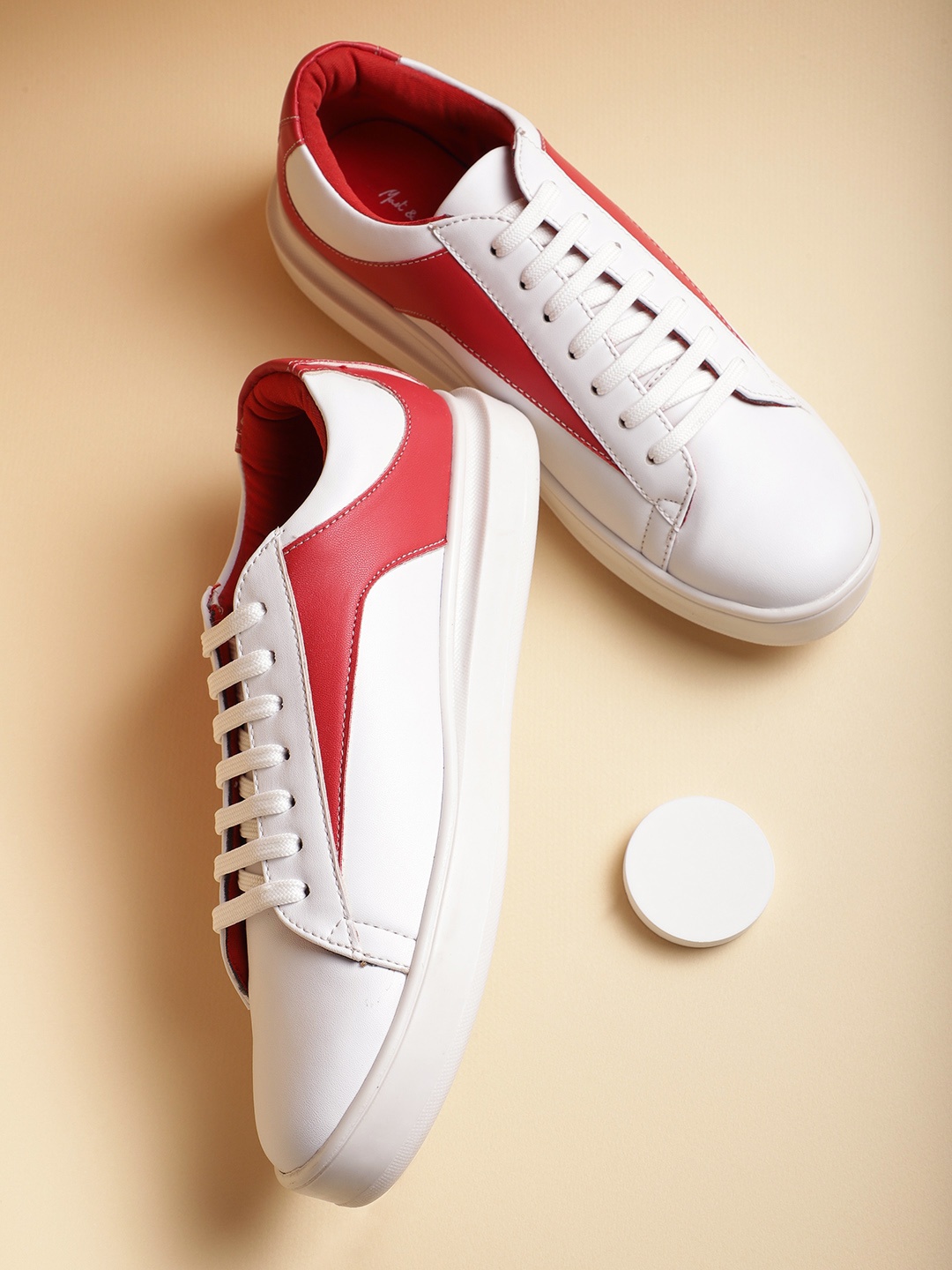 

Mast & Harbour Women Colourblocked Sneakers, White
