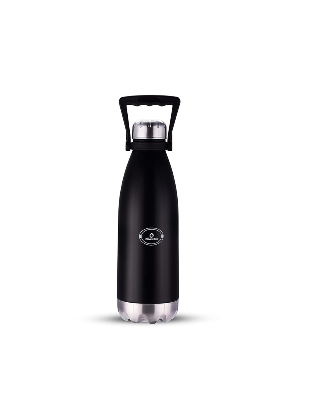 

SOPL-OLIVEWARE Black Double Walled Vacuum Insulated Stainless Steel Water Bottle 1.5L