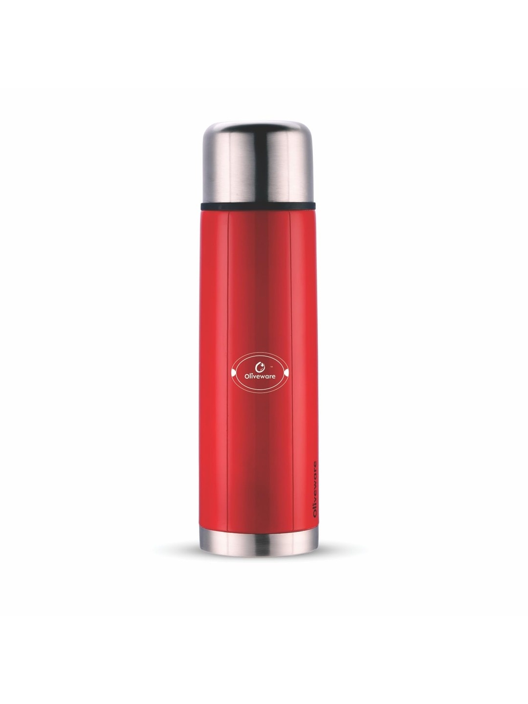 

SOPL-OLIVEWARE Red 304 Stainless Steel Leak Proof Water Bottle 1L