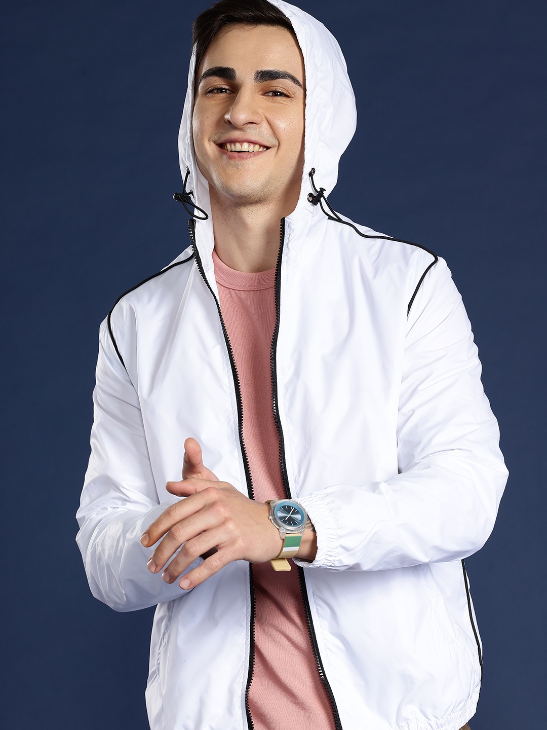 

Mast & Harbour Tailored Jacket, White