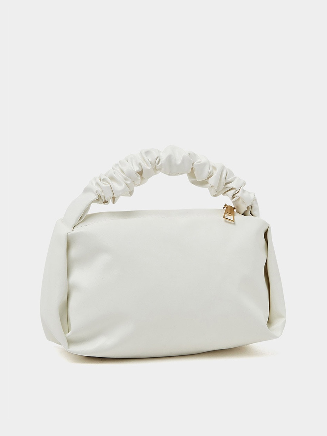 

Styli Structured Handheld Bag, White