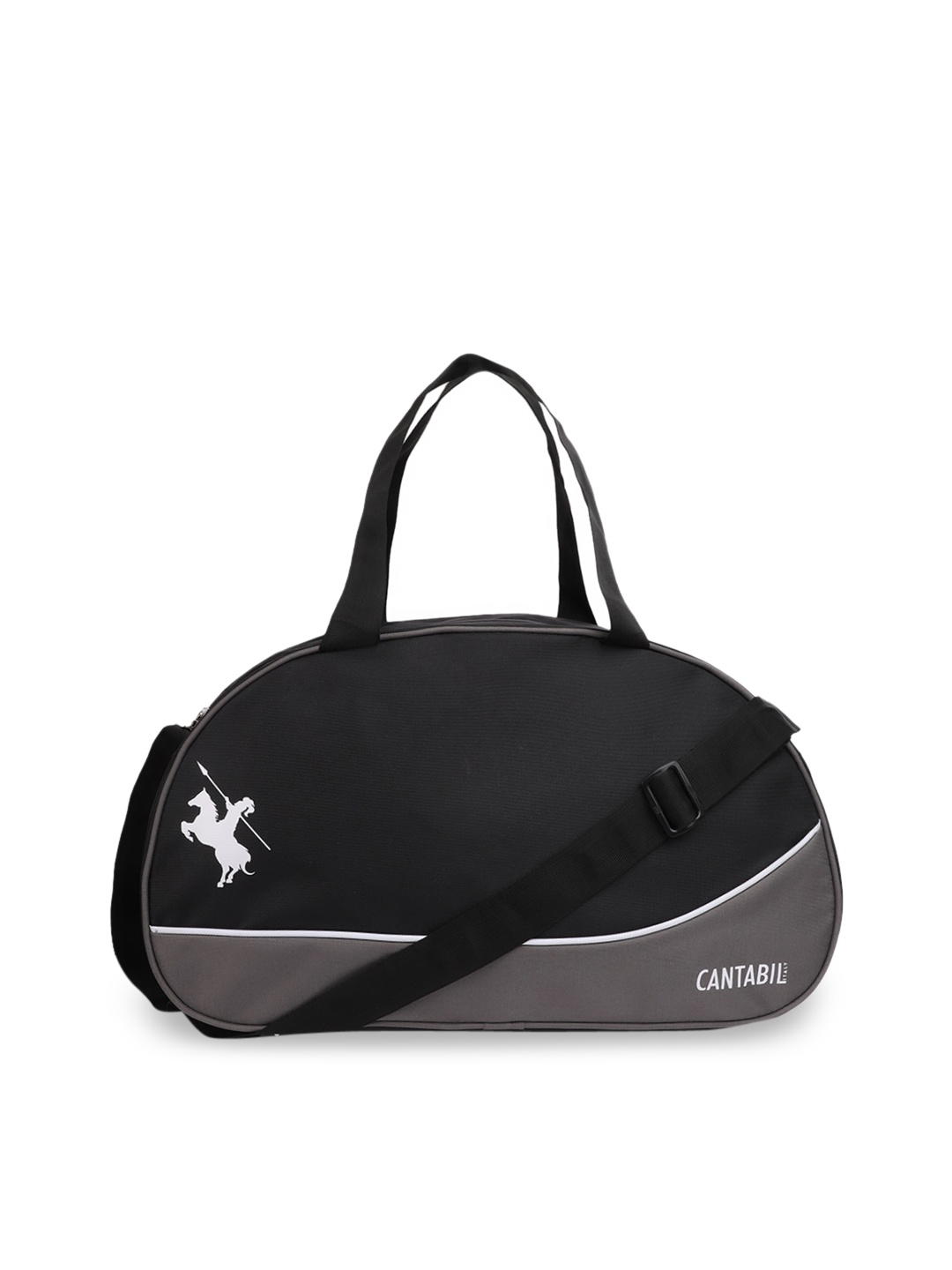 

Cantabil Brand Logo Duffel Bag, Black